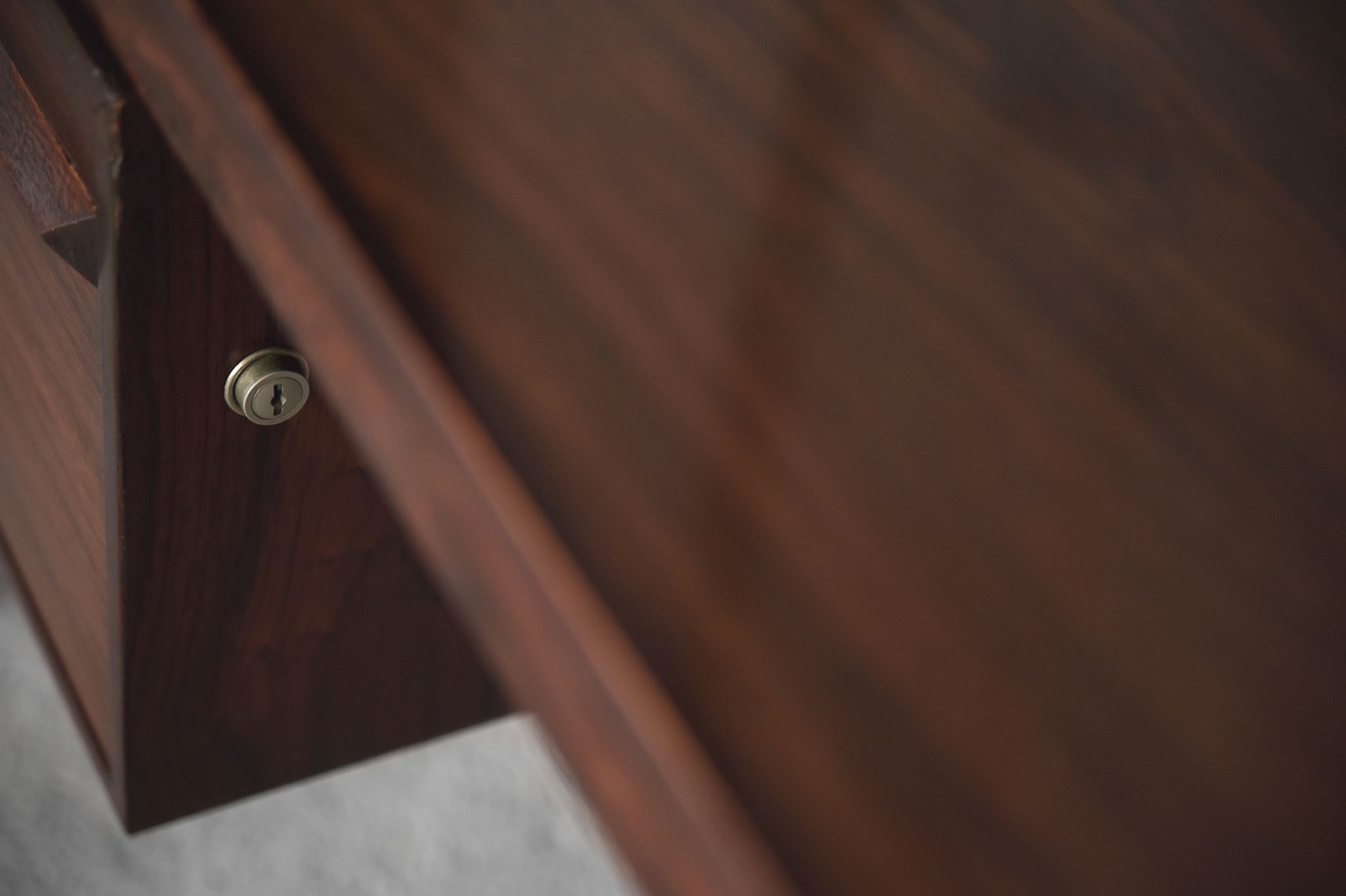 Executive rosewood Norwegian desk by Torbjørn Afdal for Haug Snekkeri AS Bruksbo, 1960s