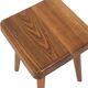 Pierre Chapo. Pair of stools in natural blond elm. 1970s.