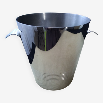 Létang and Rémy stainless steel champagne bucket