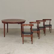 Table de repas et 4 chaises par Hans Olsen pour Frem Rojle  Danemark