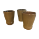 Produit BHV Trio de tasses en grès vernissé
