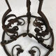 Large wrought iron lamppost, nineteenth