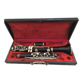 Musical instrument wind & wood ancient clarinet pelisson guinot blanchon