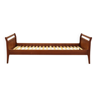 Teak bed, Danish design, 1970s, production: Denmark