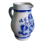 Alsace stoneware pitcher signed Remmy fils Betschdorf