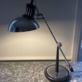 Articulated chrome desk lamp design 1970