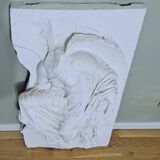 Plaster bas relief "Athena adjusting her sandal"