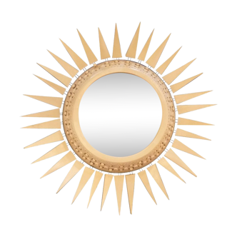 Miroir "Soleil" en céramique Georges Pelletier