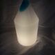 Lampe en verre forme crayon