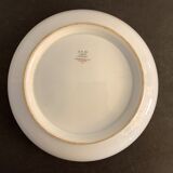 Limoges porcelain salad bowl Bernardaud, gilded Greek decoration, twentieth century