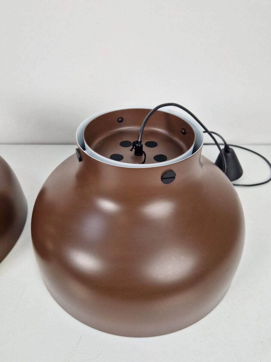 Mid-Century Modern Super Jumbo Pendant Lamps by Uniline for Nordisk Solar, 1960s, Set of 2