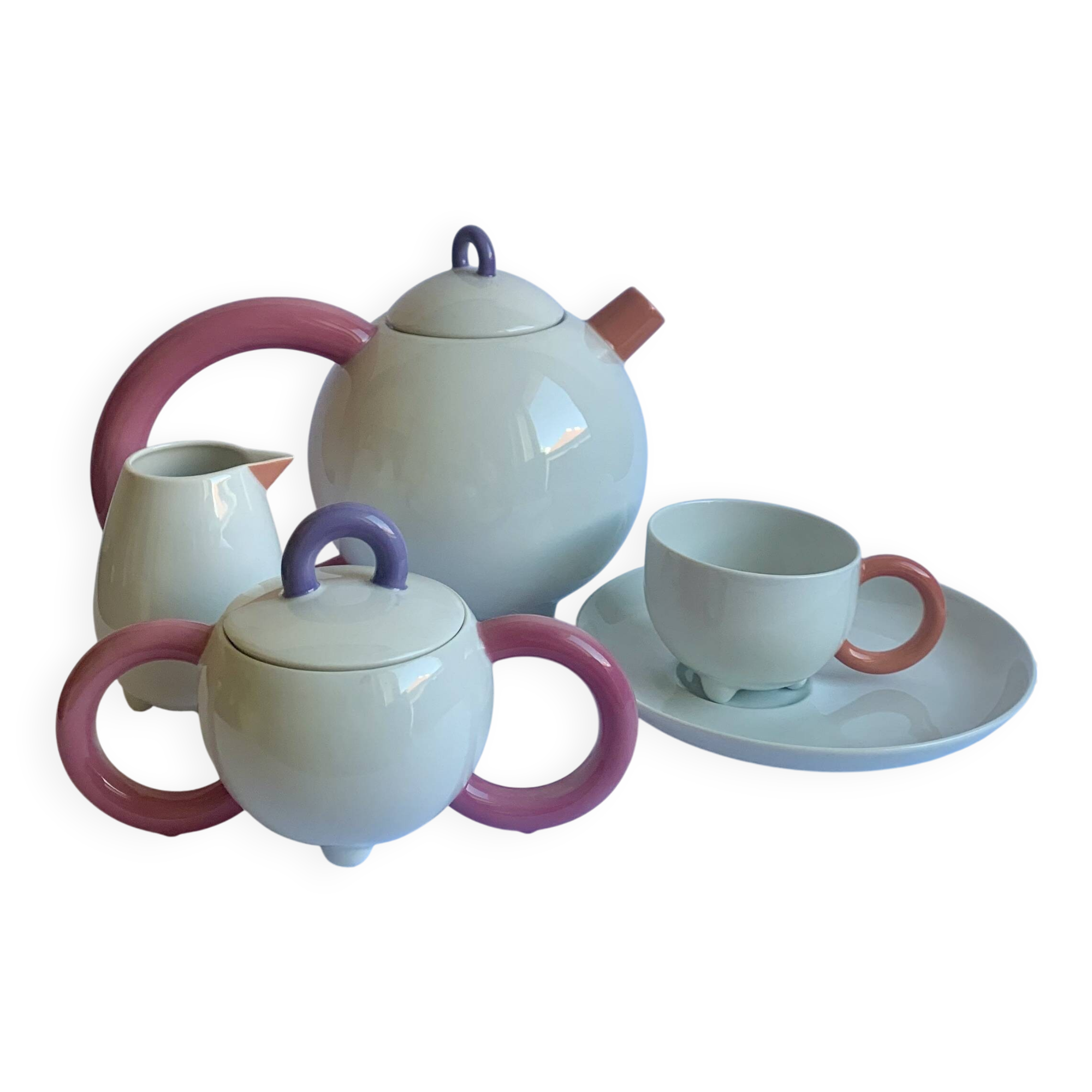 Tea Set Memphis, Arzberg Germany 1980