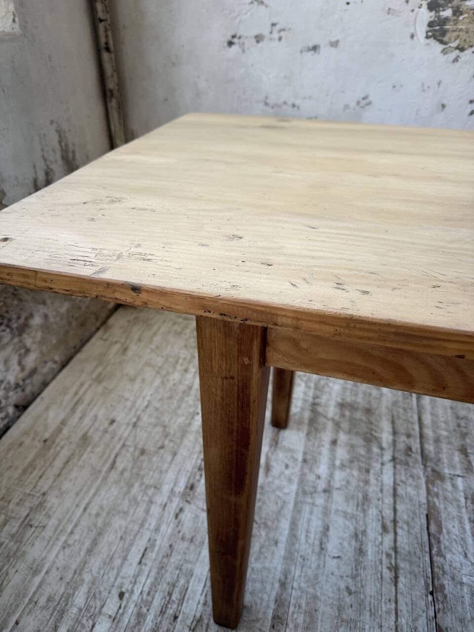 Pine and oak farmhouse table 2m