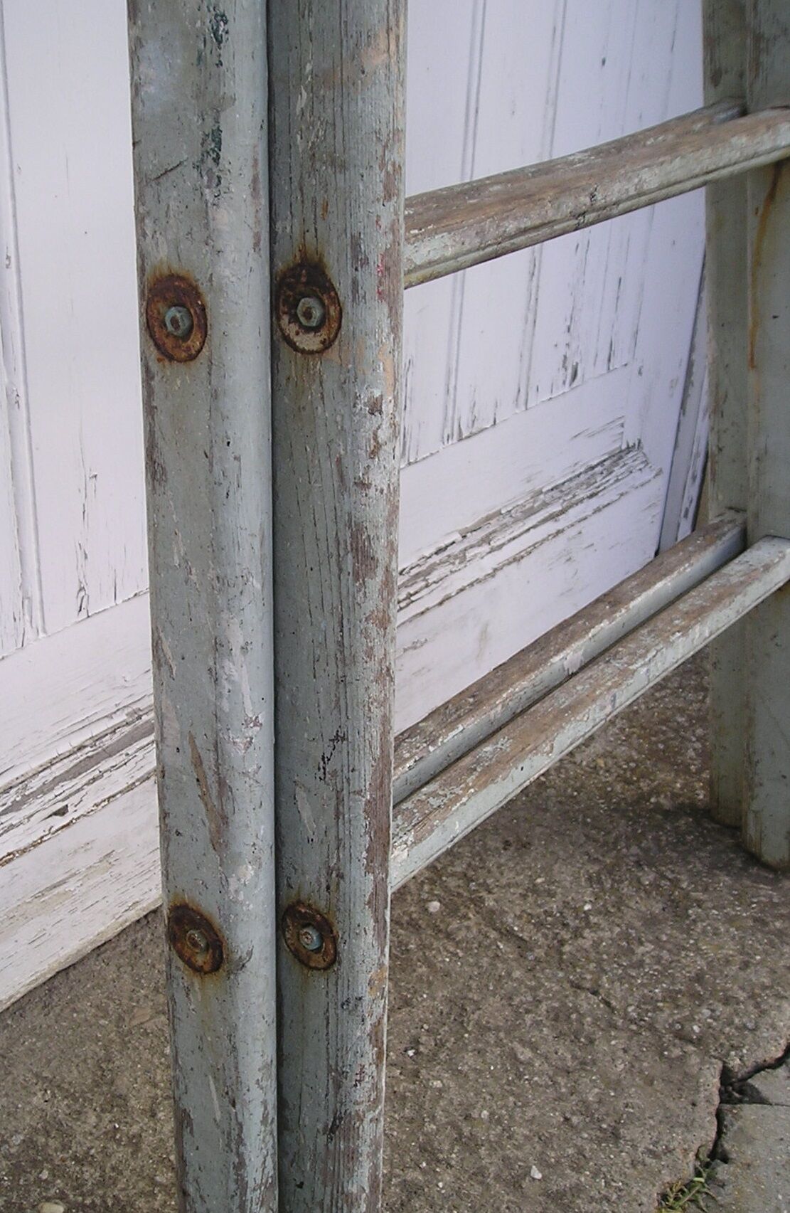 Echelle de peintre ancienne en bois