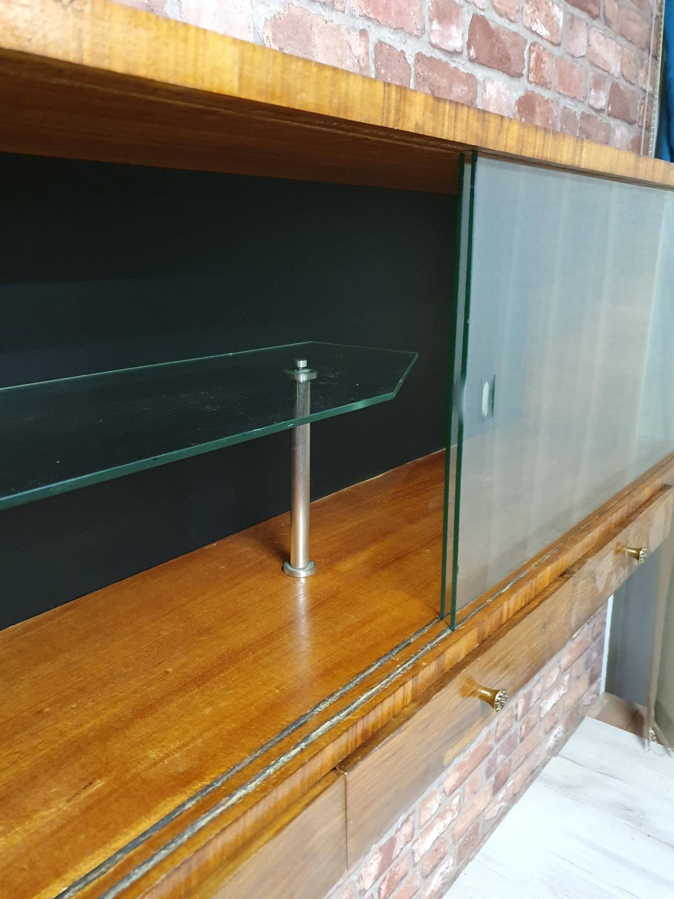 Display cabinet with hanging drawers, Poland, 1970s after renovation.