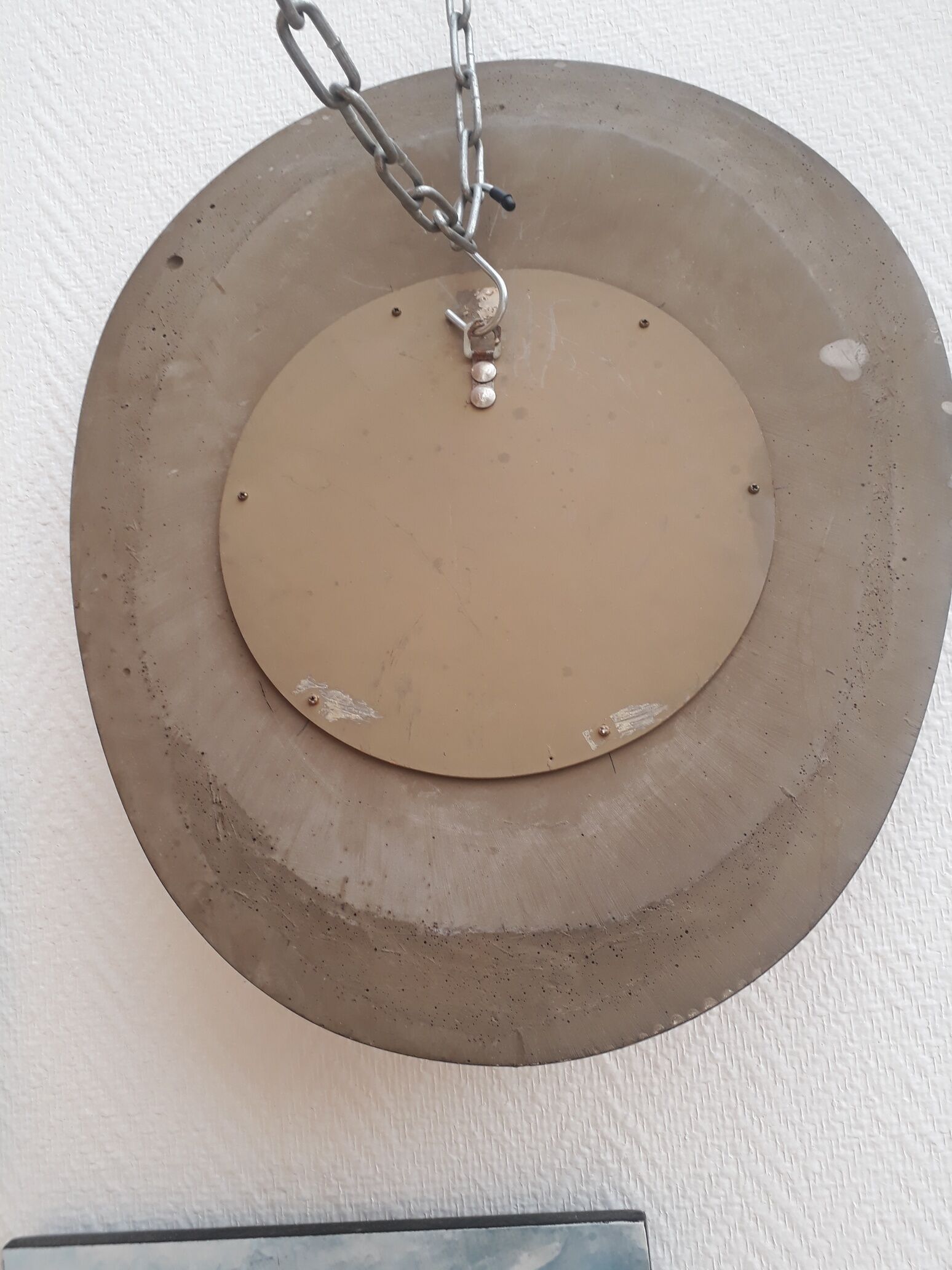 Witch mirror in resin and enamels