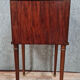 Louis XVI ceremonial bedside table in marquetry around 1880