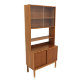 Scandinavian teak chest of drawers-bookcase, Sweden, 1960