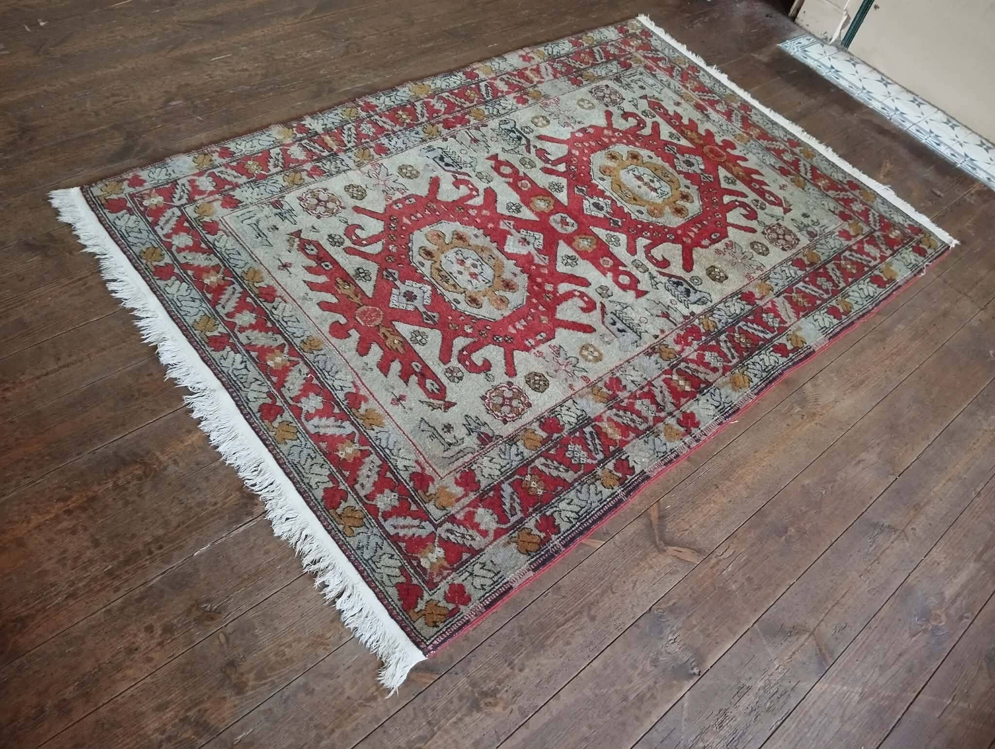 Tapis Caucasien Shirvan fait main 158x108cm