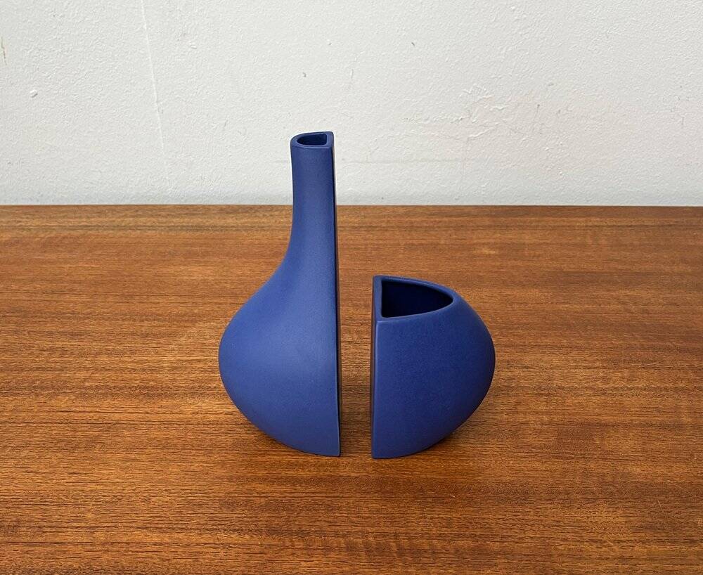 Postmodern minimalist vases from Bel Mondo, Italy, 1980s, set of 2.