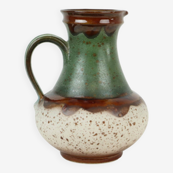 Vase vert rare Terrazzo Allemagne de l’Ouest Faïence Ü-Keramik 1808-30