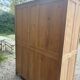 Parisian wardrobe / vintage wardrobe in raw wood