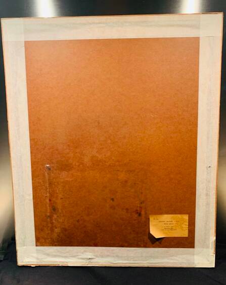 Elegant watercolor on paper depicting a young woman, signed George Bulter