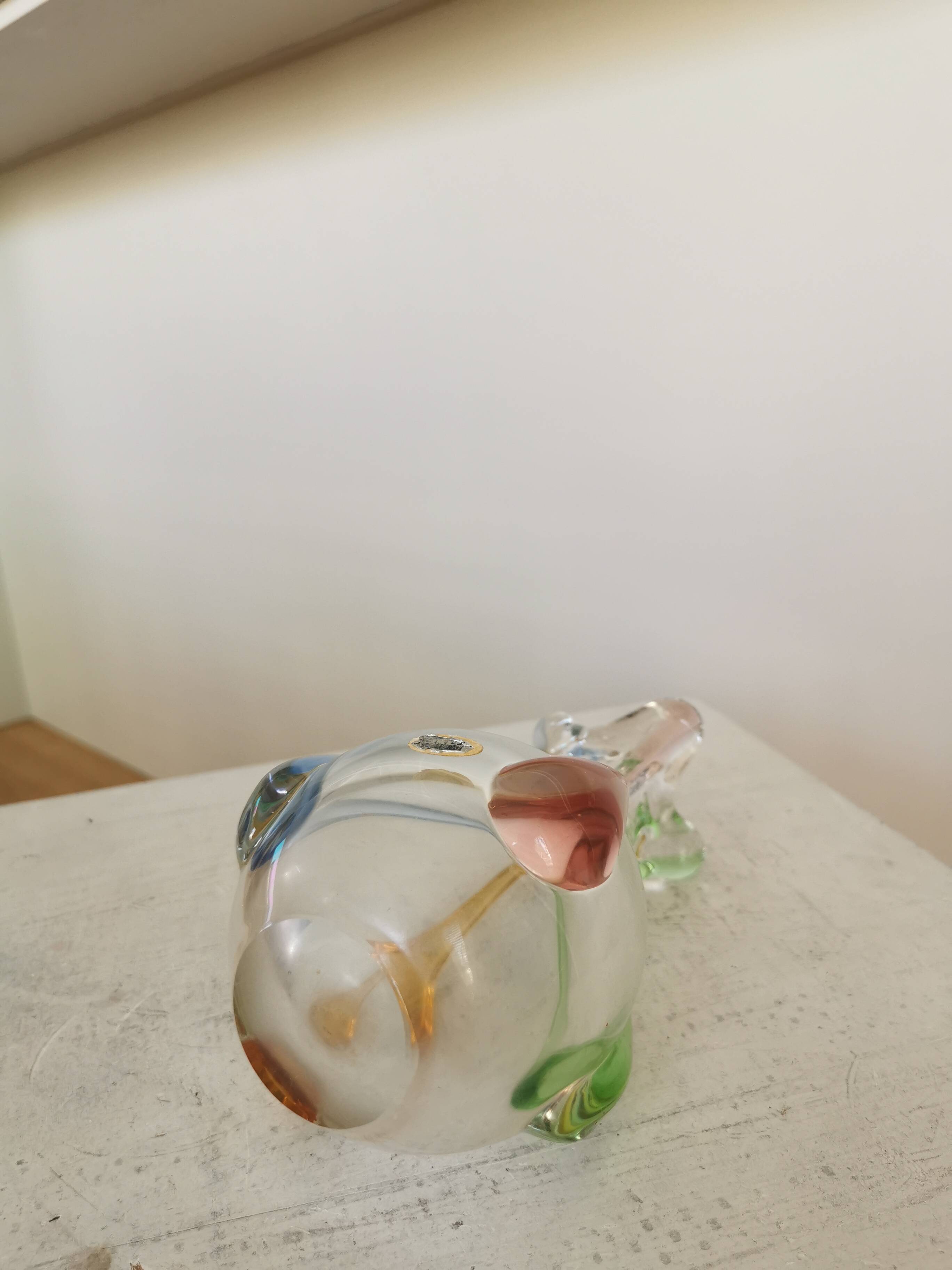 Vintage Art Glass Vase: Hanna Machanovska Mstisov Glassworks, Czechoslovaki