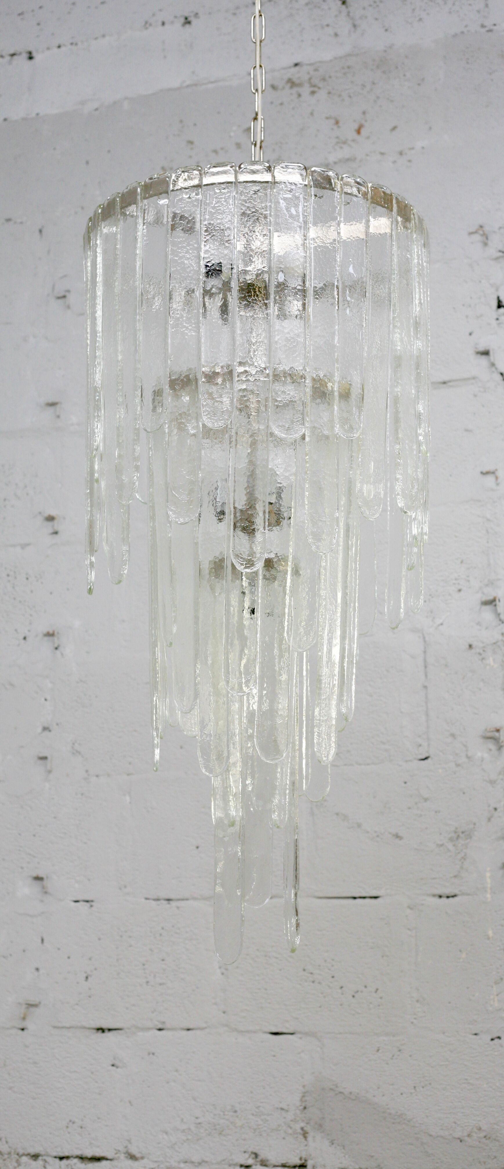 Chandelier by Carlo Nason, edited by Mazzega, Murano, Italy, circa 1970