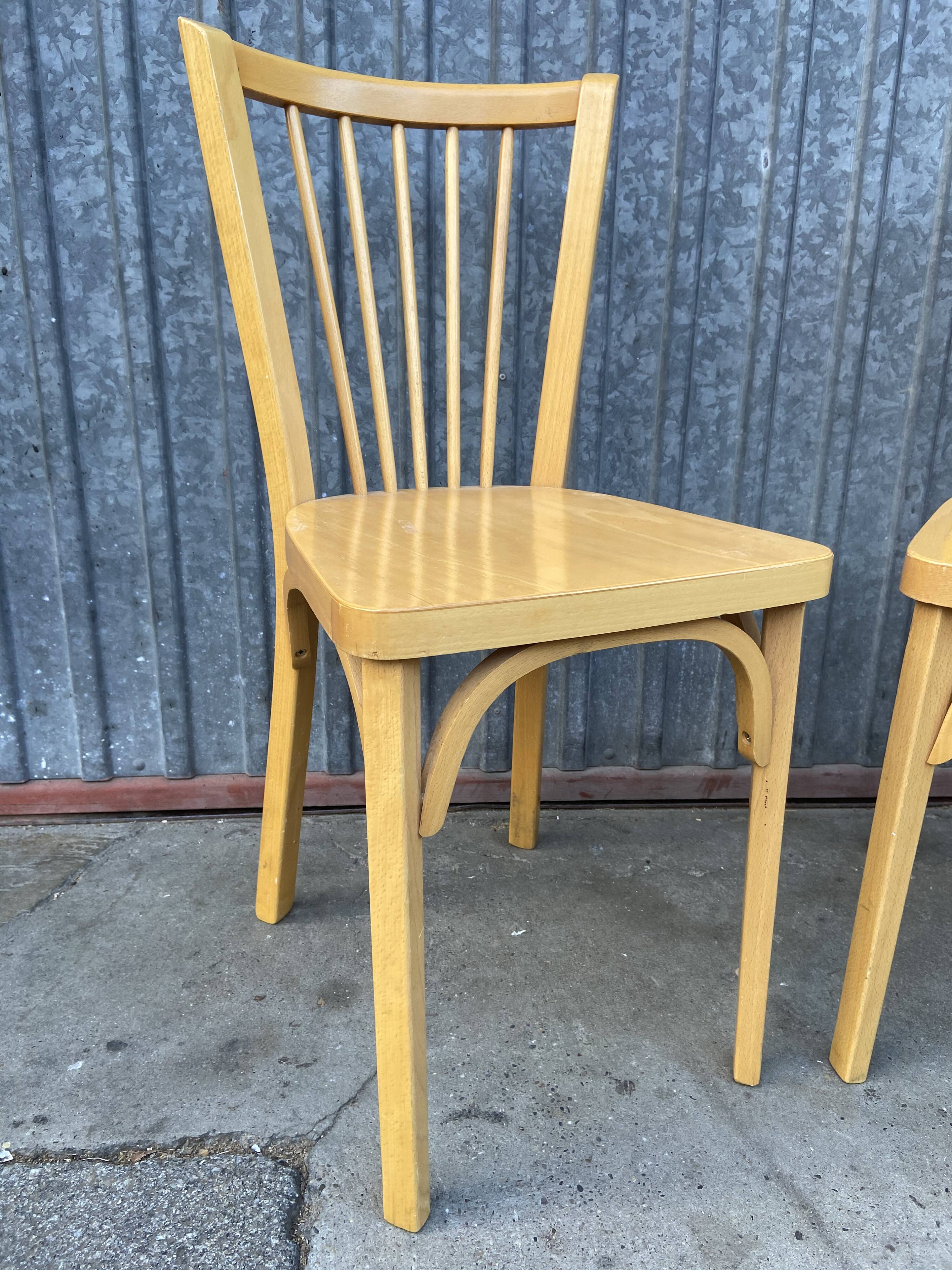 2 Baumann bistro chairs