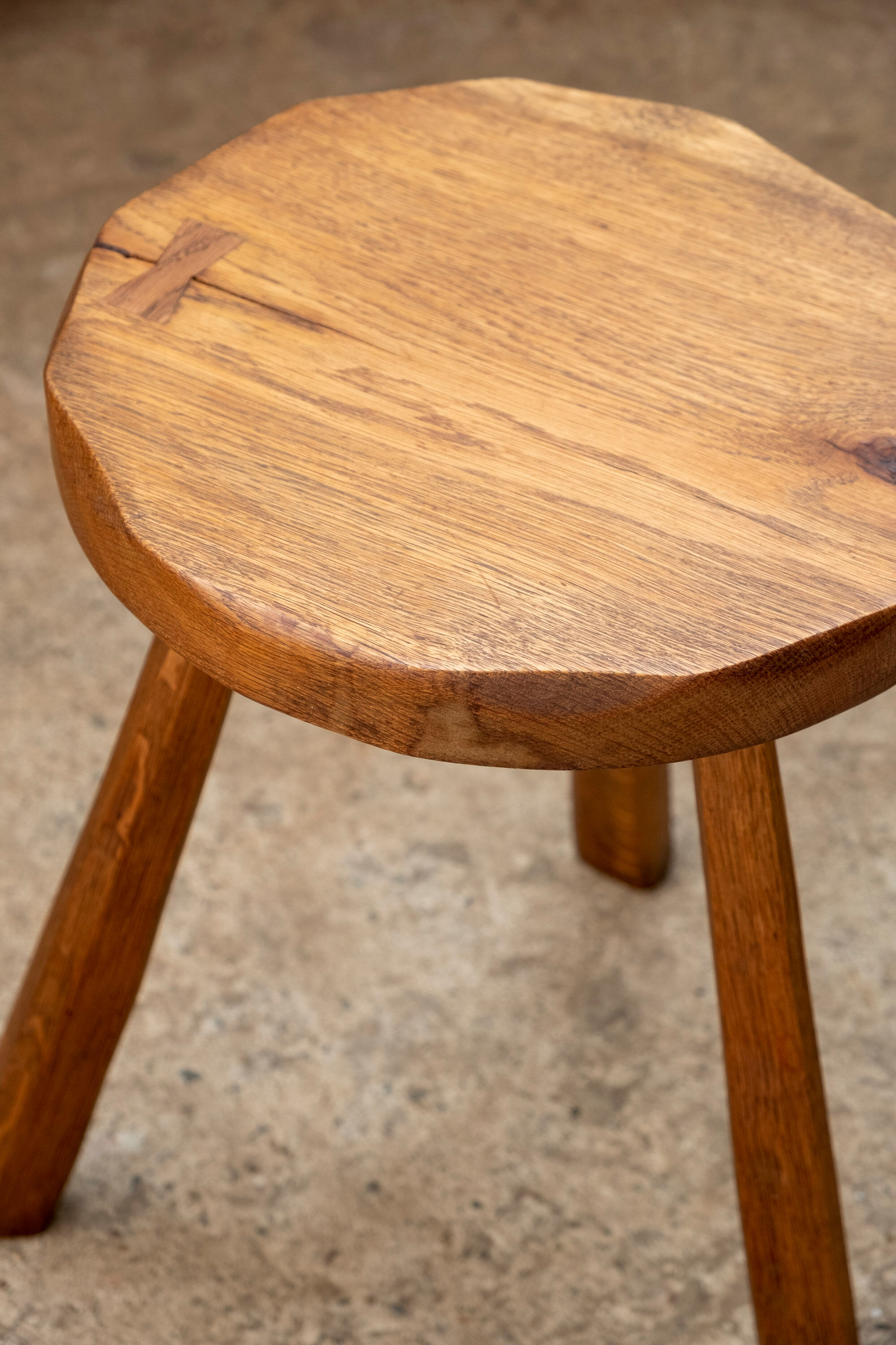 Vintage Stool in Oak