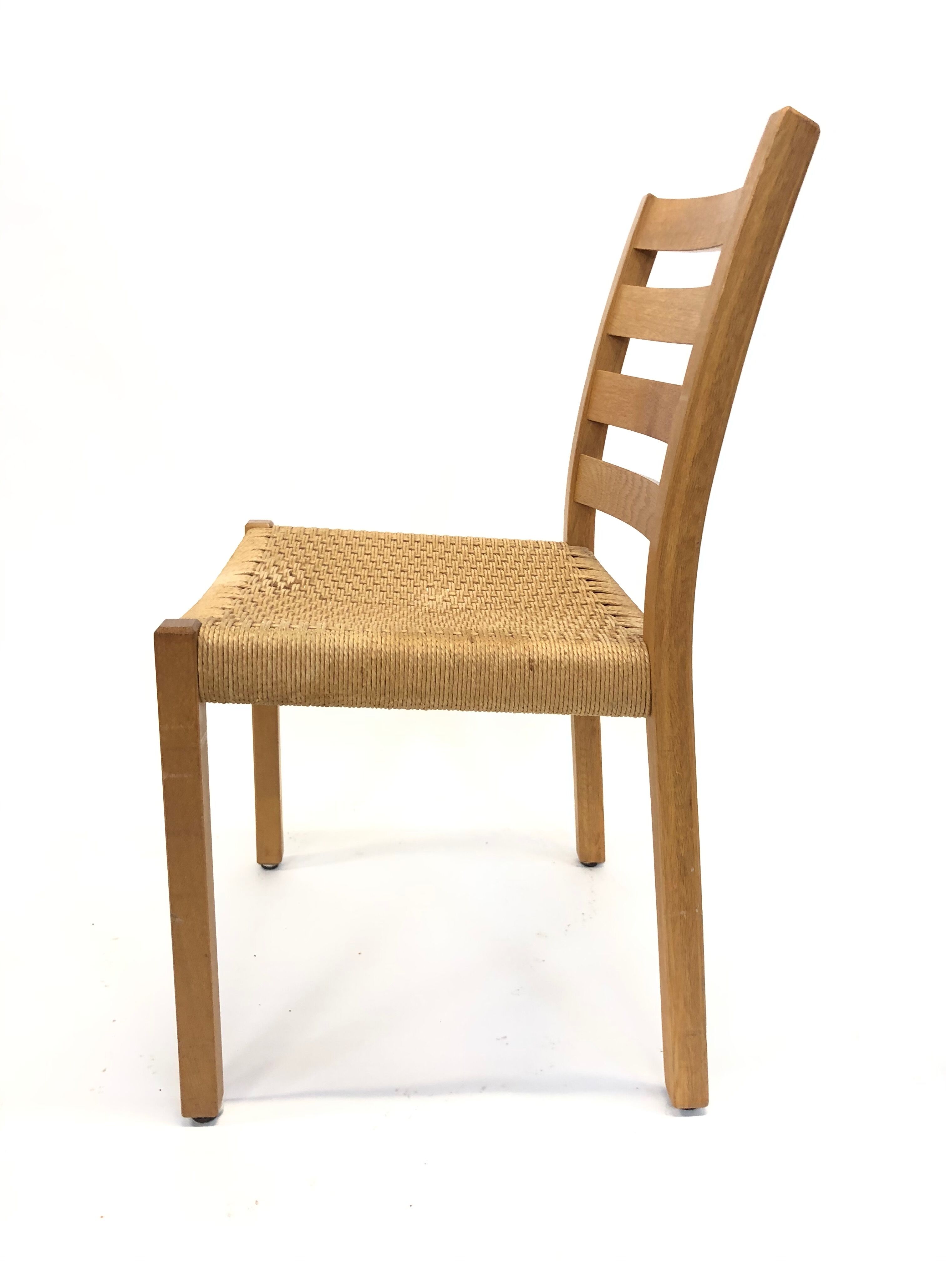 Vintage chair JL Muller M-belfabrik model No. 408 design 1960 Denmark