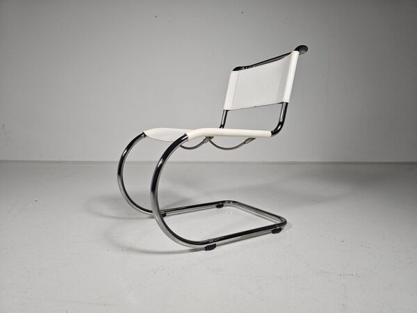 Ensemble de 6 chaises de salle à manger MR10 de Mies van der Rohe pour Thonet, années 1980