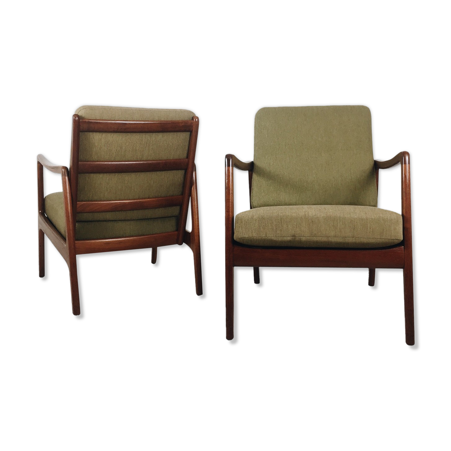 Ole Wanscher teak easy chair model FD109 for France & Søn, Denmark, 1960s