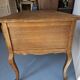 Antique wooden desk with 4 drawers.