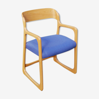 Fauteuil traineau Baumann années 60