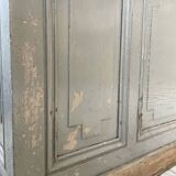 XXL walnut trade counter with multiple drawers