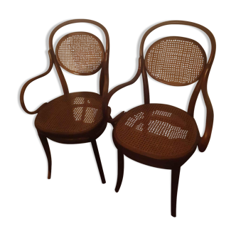 Canned armchairs Thonet