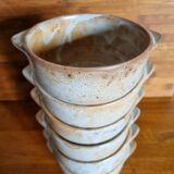 Set of 6 stoneware bowls