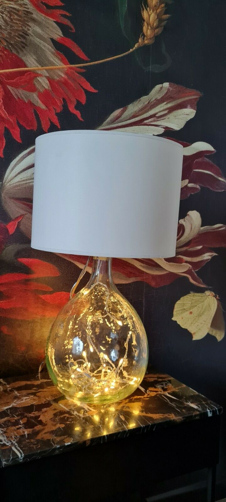 Dame-Jeanne de 5 litres transformée en lampe