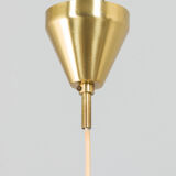 Mid-Century Danish Brass P-295 Adjustable Pendant Lamp By Fritz Schlegel For Lyfa, 1960s