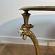 Tripod Circular Coffee Table "Aux Coqs" in Bronze and Églomisé Mirror, May