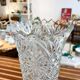 Large moulded glass vase - 1970s/80s