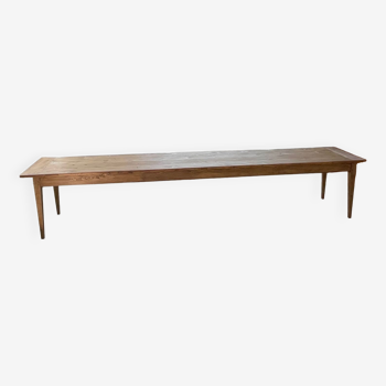 Table de ferme chêne et pin XXL 4m