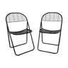 Pair of folding chairs 1980