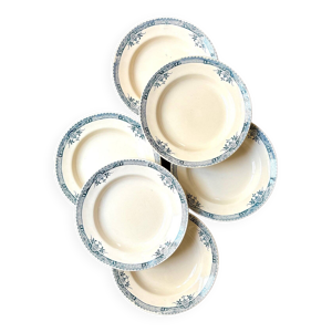 6 assiettes creuses longchamp