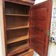 Mahogany one-piece ice cream cupboard cabinet
