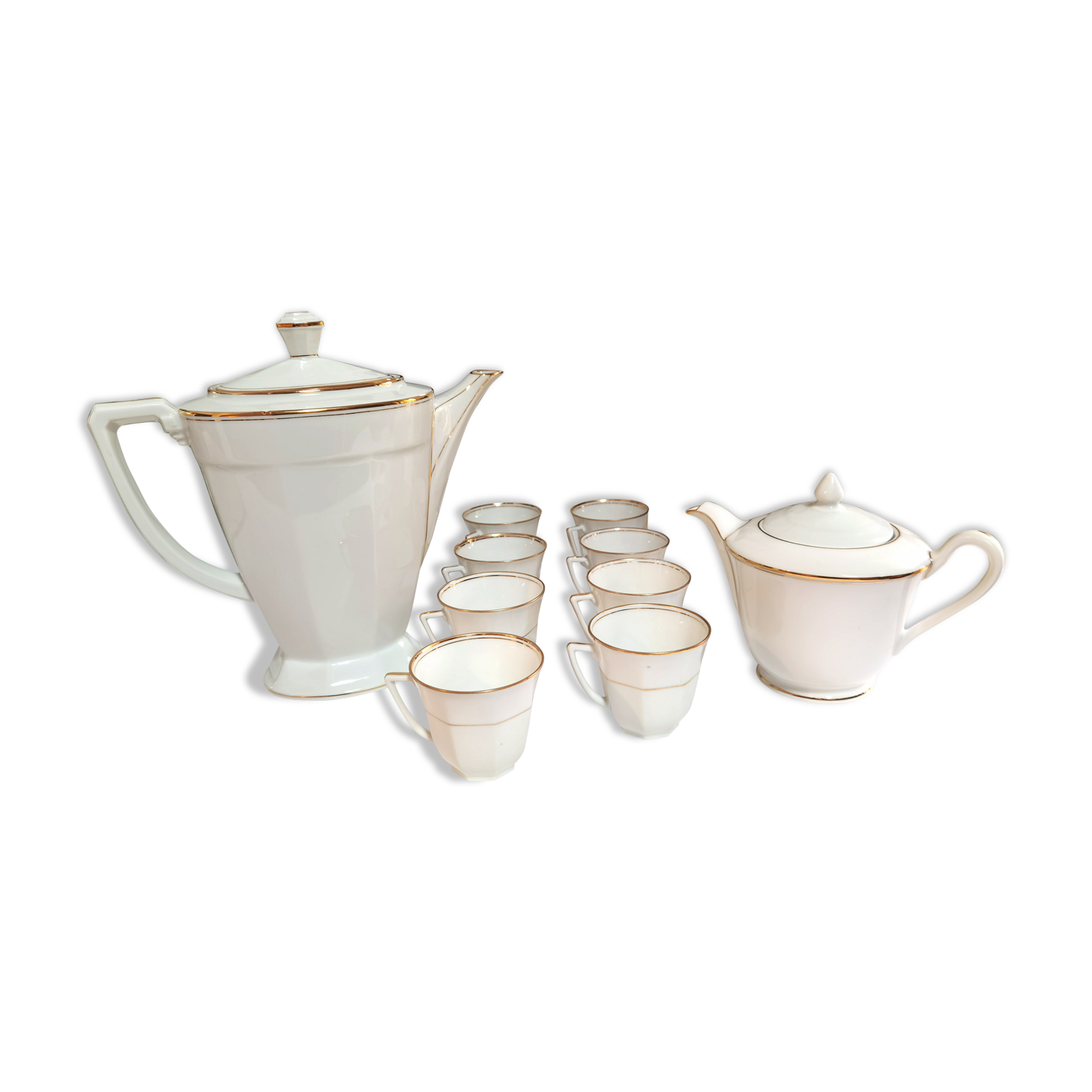 Art Deco porcelain coffee service