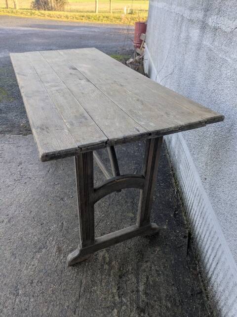 Old bistro table