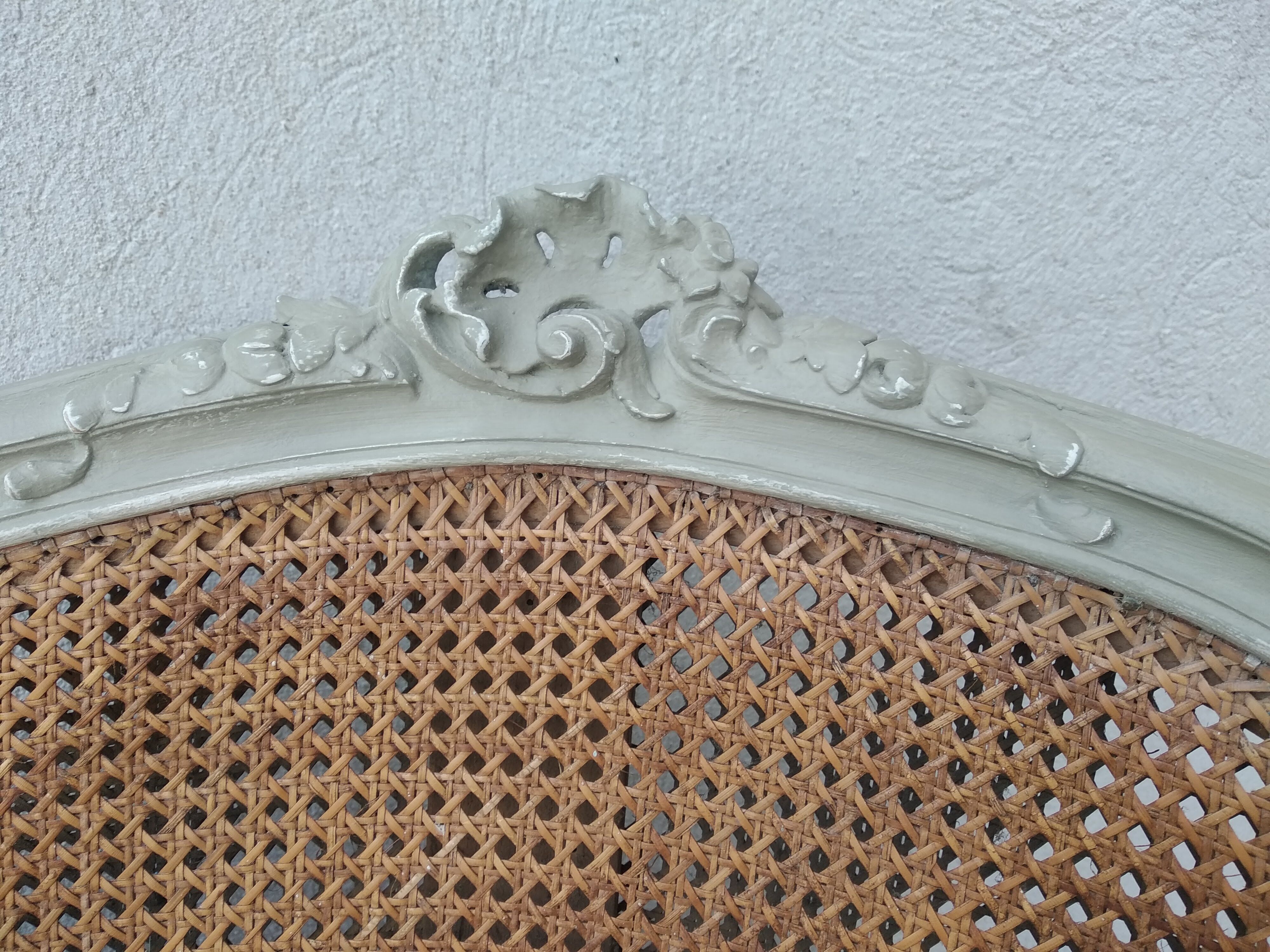 Salon Louis XV with double patinated cannage